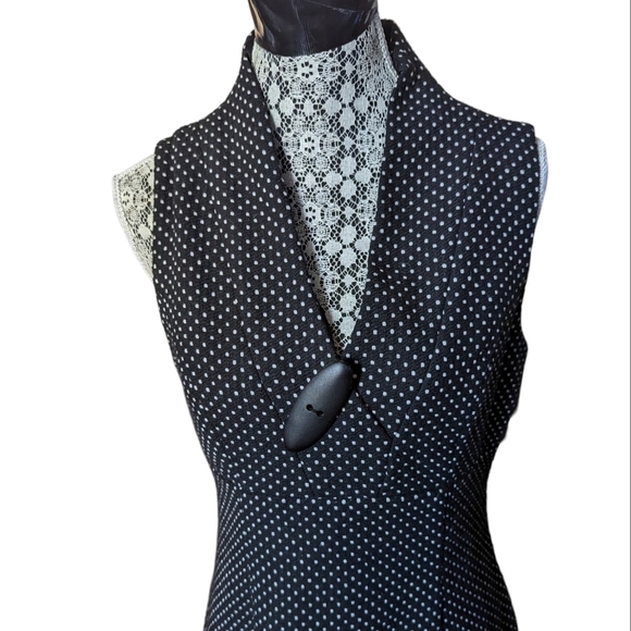 Sweet Chemise Black Dot Dress - Picture 3 of 10